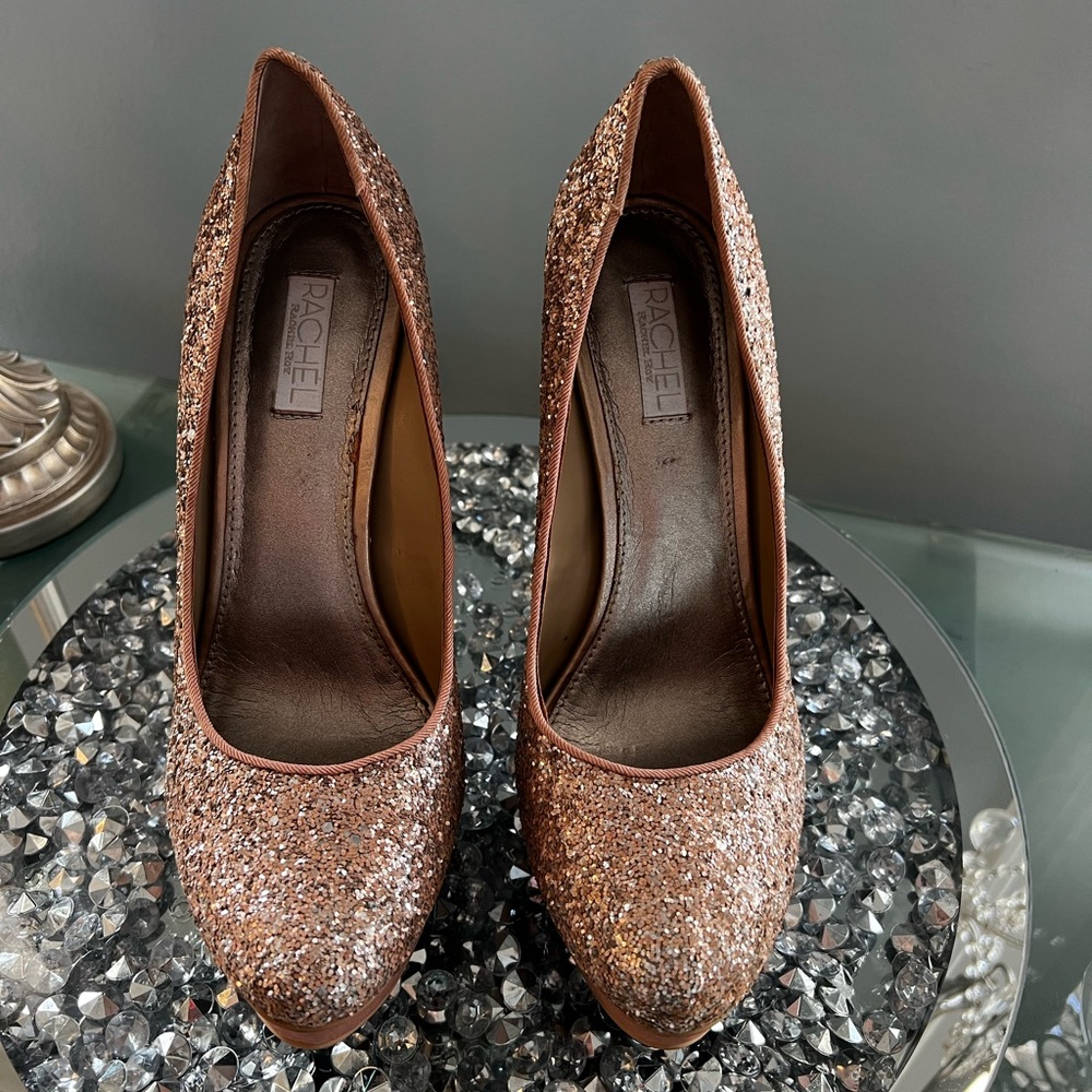 Rose gold Rachel Roy heels